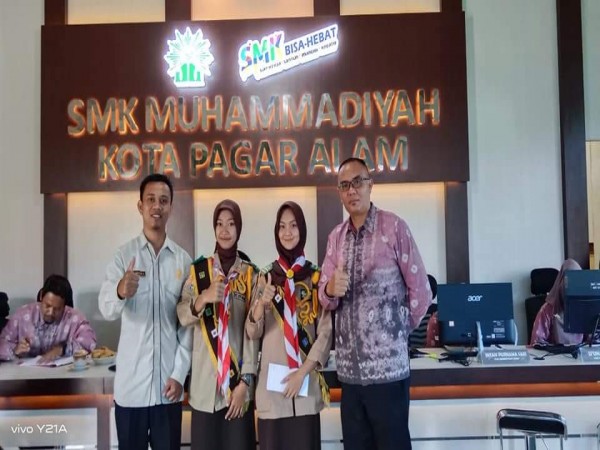 Pelepasan Siswa untuk Mengikuti kegiatan Raimuna Daerah Tahun 2023 yang berlangsung dari tanggal 14 s.d 23 Mei 2023 di Bumi Perkemahan Silampari Kwartir Cabang Lubuk Linggau.