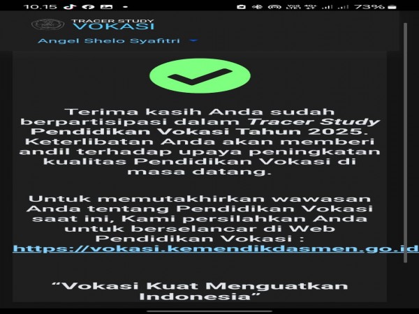 Tracer study smk Muhammadiyah pagaralam