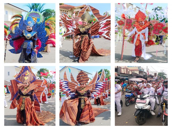 Smk muhammadiyah juara 1 dalam rangka karnaval 17 agustus
