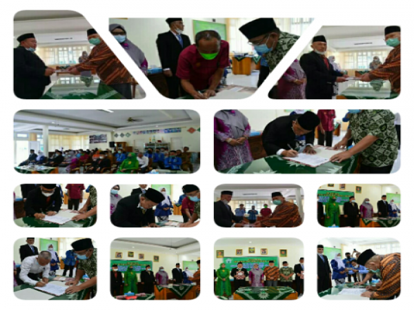 PELANTIKAN DAN SEKALIGUS SERAH TERIMA JABATAN KEPALA SMP, SMA, SMK MUHAMMADIYAH KOTA PAGARALAM PERIODE 2021-2025