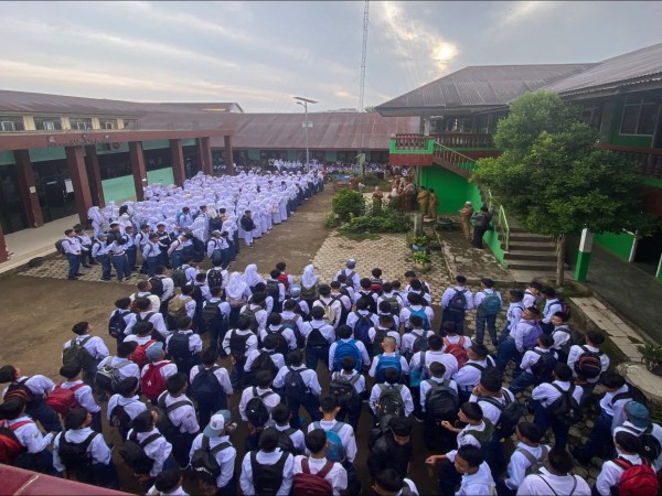 Apel Pagi Pengarahan Siswa Baru Tahun Pelajaran 2025-2026