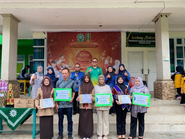 PENGUMUMAN JUARA UMUM T.P 2025-2026 SEMESTER GANJIL SMK MUHAMMADIYAH PAGARALAM