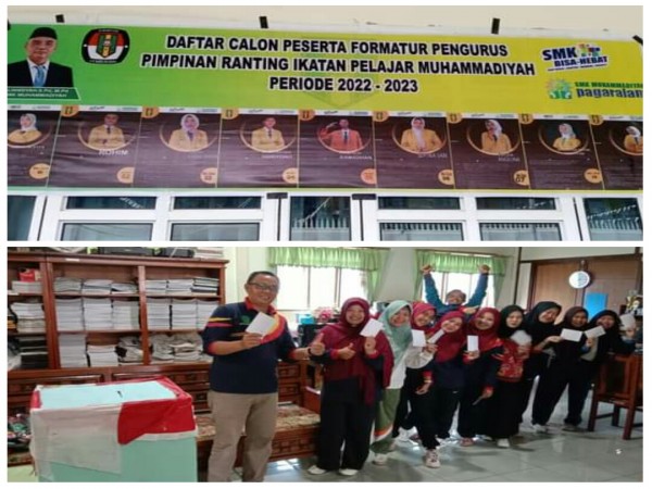 Mencari Pemimpin Baru, IPM Ranting SMK Muhammadiyah Pagaralam Gelar Pemilihan.
