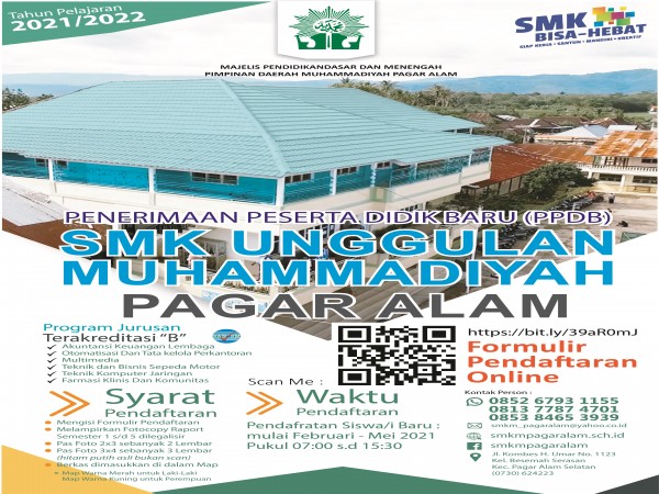 PENDAFTARAN PESERTA DIDIK TAHUN PELAJARAN 2021/2022