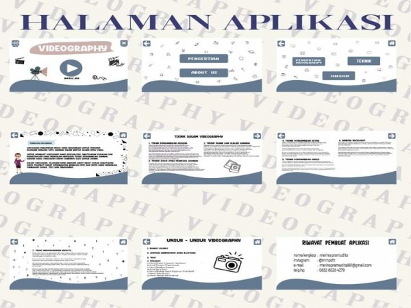 Aplikasi Android Pembelajaran Media Interaktif yang dibuat Oleh Siswa/i SmkUnggulan Muhammadiyah Pga Jurusan Desain Komunikasi Visual