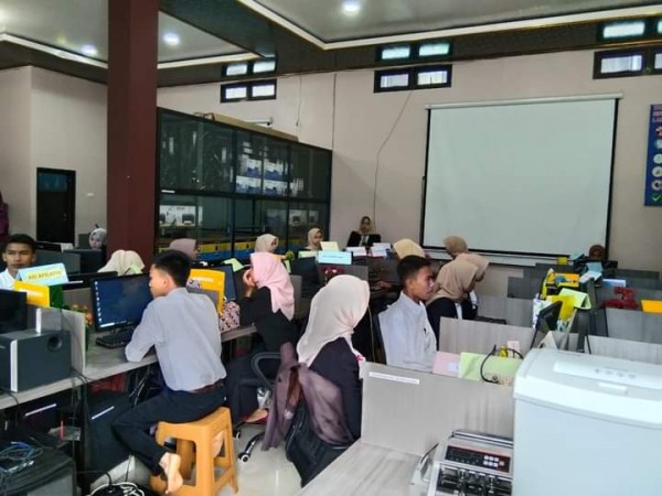 UJI KOMPETENSI KEJURUAN (UKK) JURUSAN OTKP KOTA PAGARALAM TAHUN PELAJARAN 2022/2023.