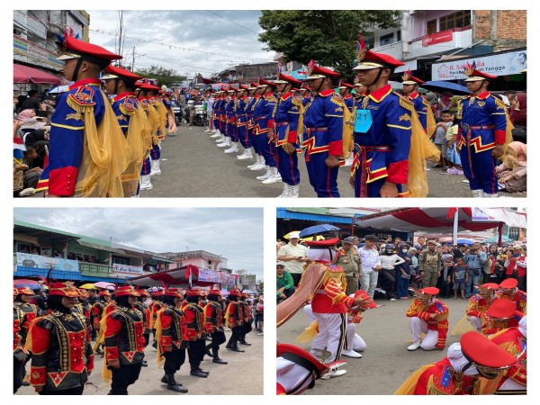 SMK MUHAMMADIYAH MENGIRIMKAN 2 PLETON PUTRI , 1 PLETON PUTRA MENGIKUTI LOMBA BARIS-BERBARIS DALAM RANGKA MEMERIAHKAN HUT RI KE-80