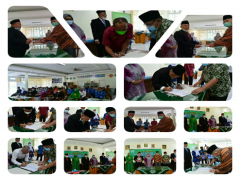 PELANTIKAN DAN SEKALIGUS SERAH TERIMA JABATAN KEPALA SMP, SMA, SMK MUHAMMADIYAH KOTA PAGARALAM PERIODE 2021-2025