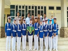 Upacara Bendera Sekaligus Pengumuman Juara 1 Karnaval Dalam Rangka HUT RI Ke-77.