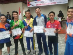 JUARA HARAPAN 1 LOMBA TENIS MEJA DALAM RANGKA HUT TNI 77