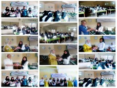 Sesi Tanya jawab dan pembagian hadiah dalam rangka Pembekalan Praktik Kerja Lapangan (PKL) Gelombang I Tahun Ajaran 2022-2023 .